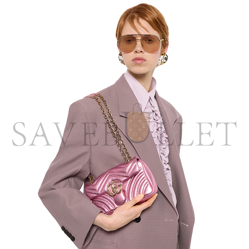 GUCCI GG MARMONT SMALL SHOULDER BAG 837280 (22*12.5*6cm)